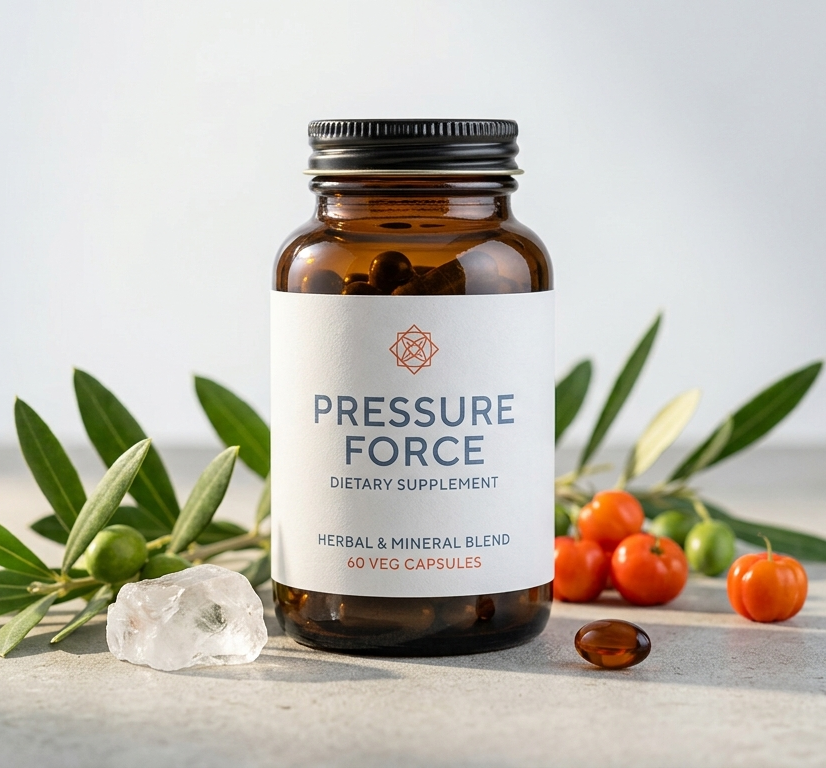 Pressure Force – prehransko dopolnilo, steklenička s kapsulami